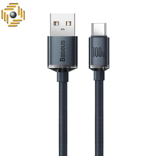 کابل شارژ  USB به Type-C بیسوس 100 وات مدل CAJY000401 طول 1.2 متر