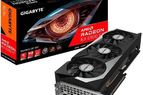 عرضهی نسخهی تقویت شده کارت گرافیک RADEON RX 6900 XT GAMING OC توسط گیگابایت