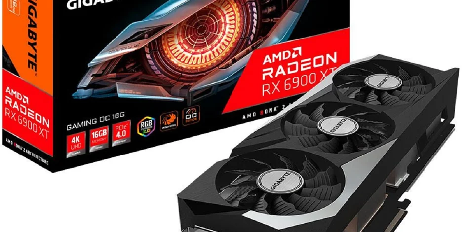 عرضهی نسخهی تقویت شده کارت گرافیک RADEON RX 6900 XT GAMING OC توسط گیگابایت