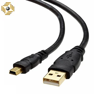 کابل اسکنر MINI USB به USB ( ذوزنقه ) 1.5 متری (اسکنر، دوربین، 5پین)