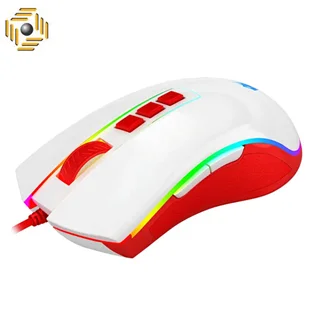 موس گیمینگ ردراگون COBRA Red White M711C