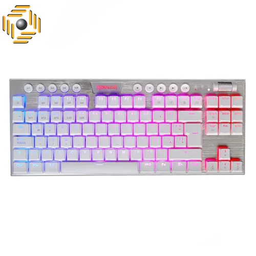 کیبورد بی سیم مکانیکال گیمینگ ردراگون K621 Horus TKL White RGB
