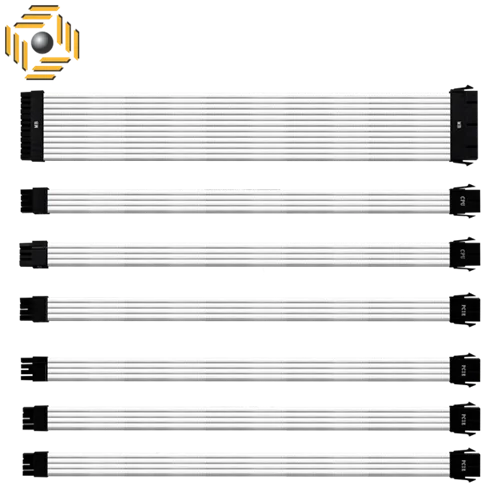 کابل اسلیو کولرمستر مدل  SLEEVED EXTENSION CABLE KIT - WHITE