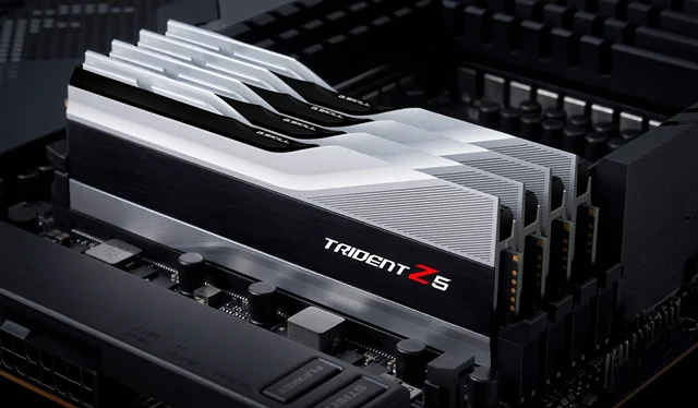 رم جی اسکیل Trident Z5 SILVER 32GB 16GBx2 5600MHz CL36 DDR5