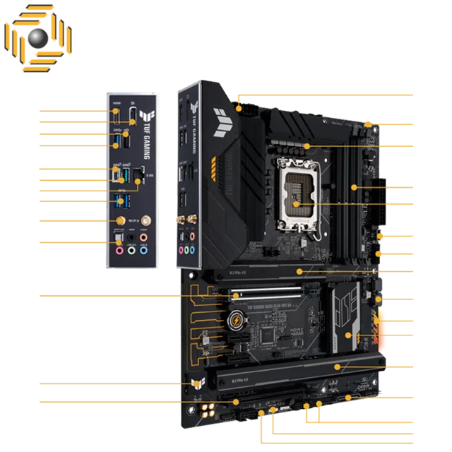 مادربرد ایسوس TUF GAMING B660-PLUS WIFI D4