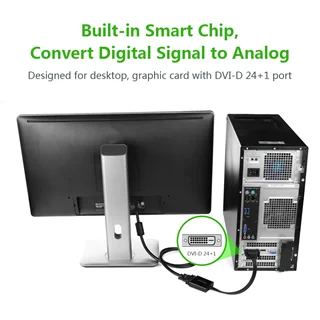 کابل تبدیل DVI به VGA