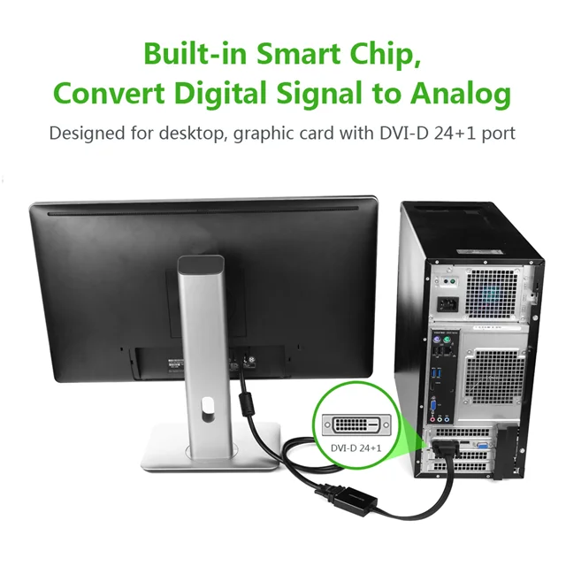 کابل تبدیل DVI به VGA