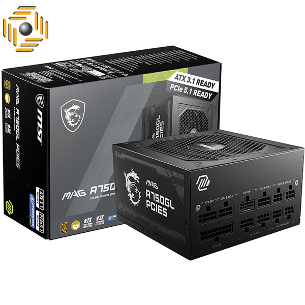 پاور 750 وات ام اس آی MAG A750GL PCIE5 Full Modular