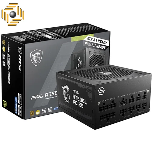 پاور 750 وات ام اس آی MAG A750GL PCIE5 Full Modular