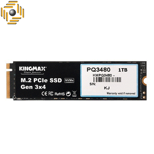حافظه اس اس دی ۱ ترابایتی کینگ مکس مدل M.2 2280 PCIe NVMe SSD Gen۳x4 PQ۳480
