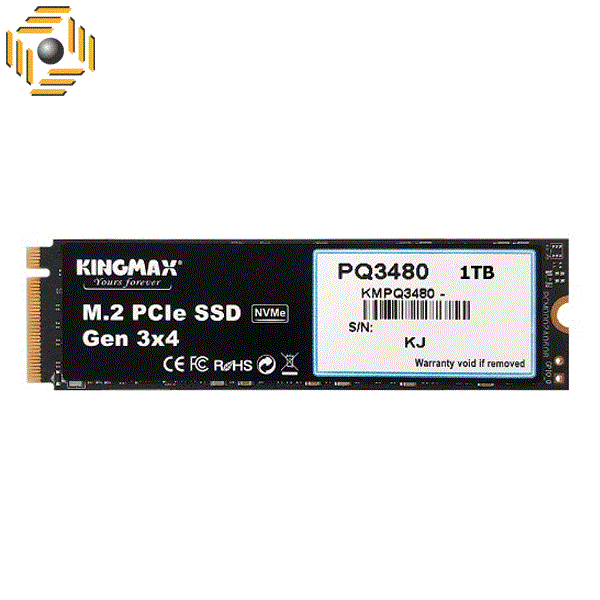حافظه اس اس دی ۱ ترابایتی کینگ مکس مدل M.2 2280 PCIe NVMe SSD Gen۳x4 PQ۳480