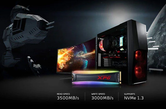 اس اس دی اینترنال ایکس پی جی مدل SPECTRIX S40G M.2 2280 ظرفیت 256 گیگابایت