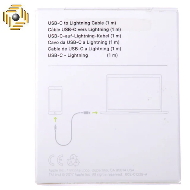 کابل تبدیل USB-C به لایتنینگ اپل به طول 1 متر مدل a1703 کد MQGJ2ZM/A