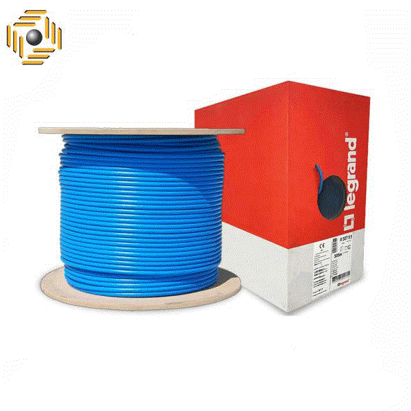 کابل شبکه لگراند Cat6 UTP تمام مس تست فلوک پرمننت با روکش PVC حلقه 305 متری