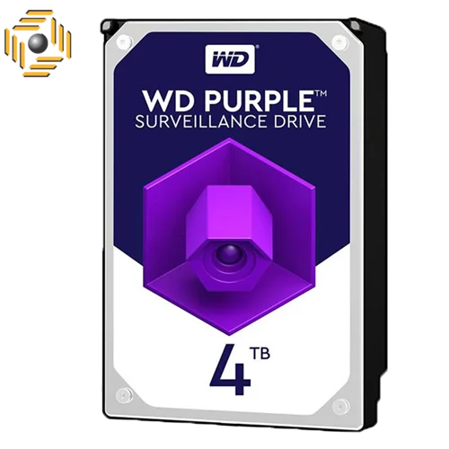 هارددیسک اینترنال وسترن دیجیتال(ویژه دوربین مدار بسته) مدل Purple WD40PURZ ظرفیت 4 ترابایت