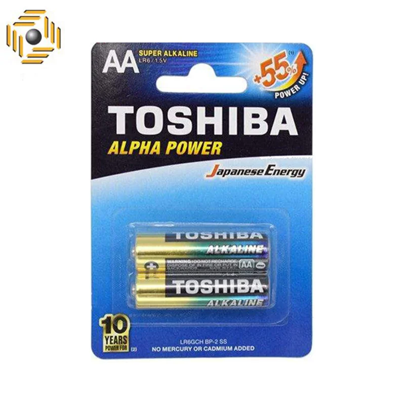 باتری قلمی توشیبا مدل Alpha Power بسته 2 عددی