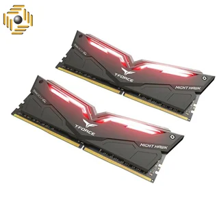 رم دسکتاپ DDR4 دو کاناله 3200 مگاهرتز CL16 تیم گروپ مدل T-Force Night Hawk ظرفیت 32 گیگابایت