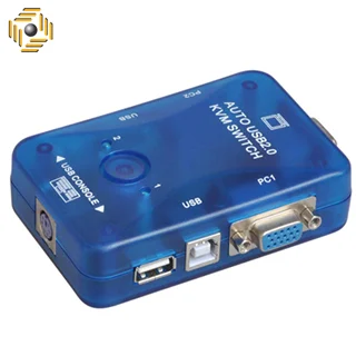 سوئیچ کی وی ام اتوماتیک دو پورت USB مدل FJ-102UK