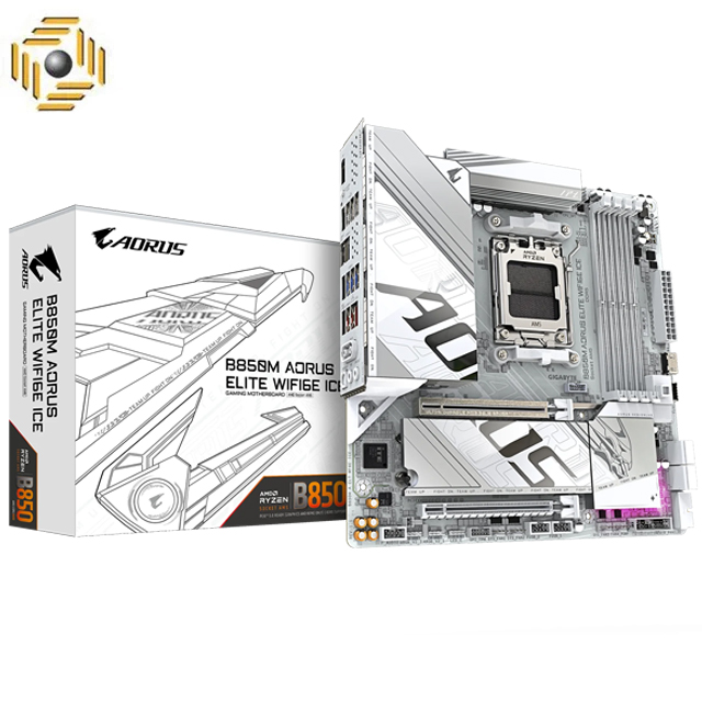 مادربرد گیگابایت مدل B850M AORUS ELITE WIFI6E ICE