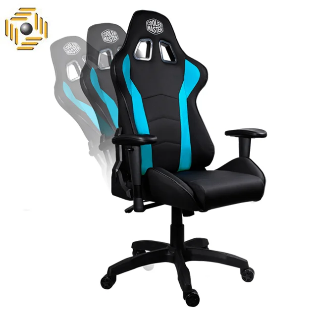 صندلی گیمینگ کولر مستر CALIBER R1 Blue