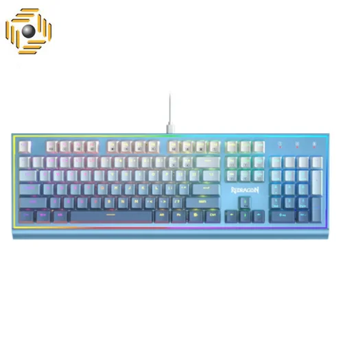 کیبورد مکانیکال گیمینگ ردراگون K654 GWB RGB Red Switch BLUESIREN