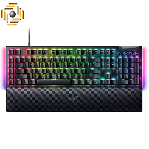 کیبورد گیمینگ مکانیکال ریزر BlackWidow V4 Yellow Switch