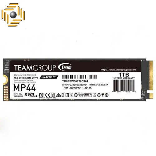 اس اس دی تیم گروپ 1 ترابایت مدل mp44 m.2 solid state drive  l  PCle4.0 x4