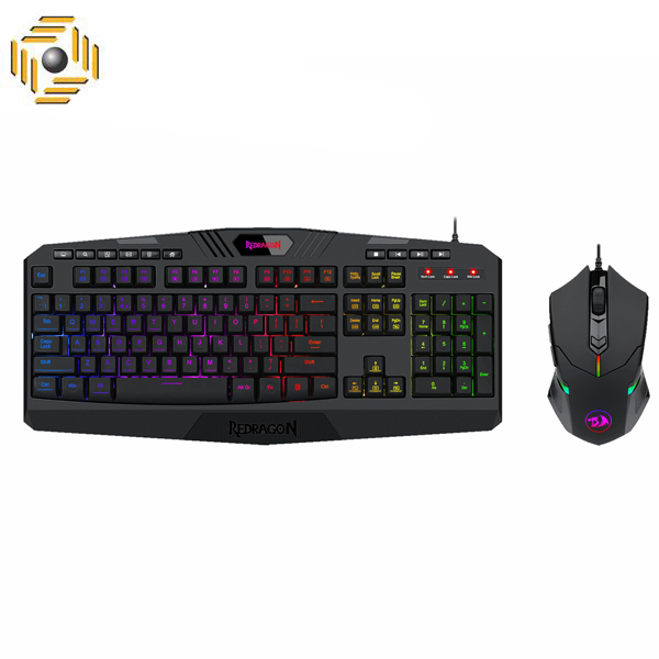 باندل گیمینگ هدست و کیبورد و موس ردراگون S101 BA 3