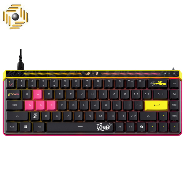 کیبورد ایسوس ASUS ROG Strix M606 FALCHION ACE HFX WIRED ZyWoo EDITION