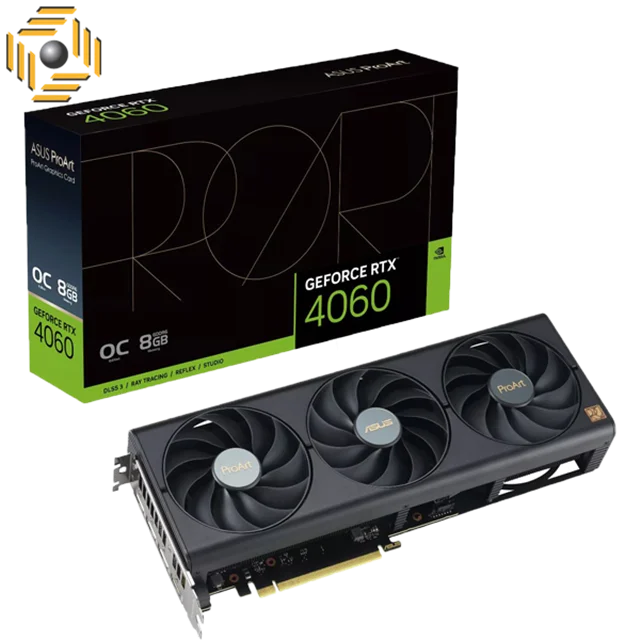 کارت گرافیک ایسوس ProArt GeForce RTX 4060 OC edition 8GB GDDR6