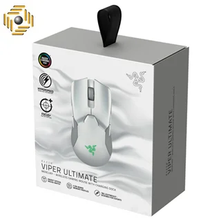 ماوس بی سیم مخصوص بازی ریزر مدل  Viper Ultimate & Mouse Dock Mercury Edition