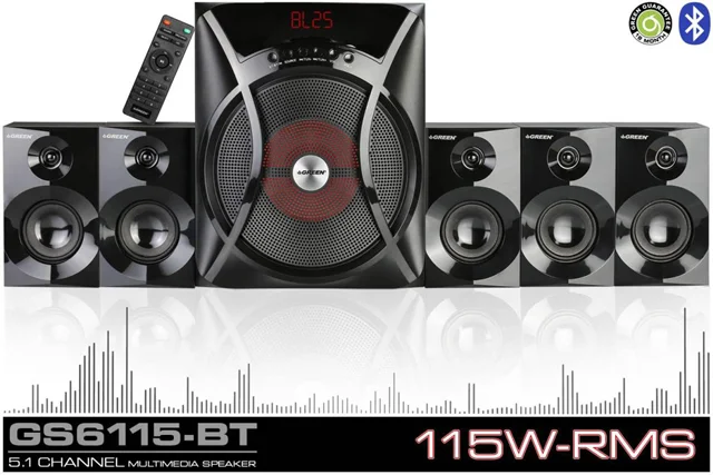اسپیکر دسکتاپ گرین مدل GS6115-BT