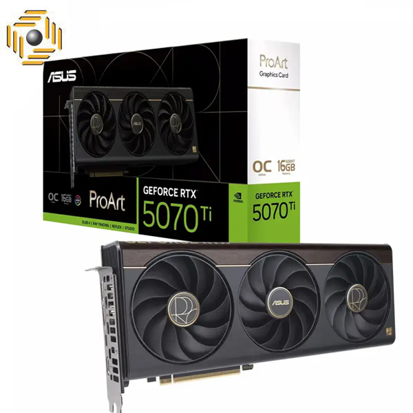کارت گرافیک ایسوس مدل ProArt GeForce RTX 5070 Ti OC Edition 16GB GDDR7