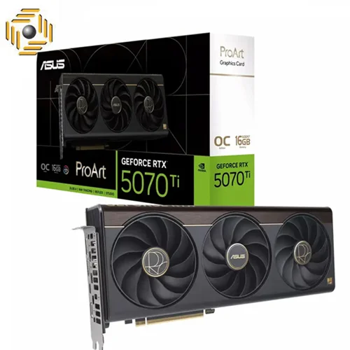 کارت گرافیک ایسوس مدل ProArt GeForce RTX 5070 Ti OC Edition 16GB GDDR7