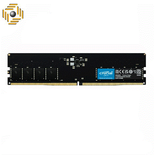 رم دسکتاپ DDR5 تک کاناله 4800 مگاهرتز CL40 کروشیال مدل UDIMM ظرفیت 16 گیگابایت