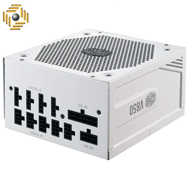 منبع تغذیه کامپیوتر کولر مستر مدل V850 GOLD V2 WHITE EDITION