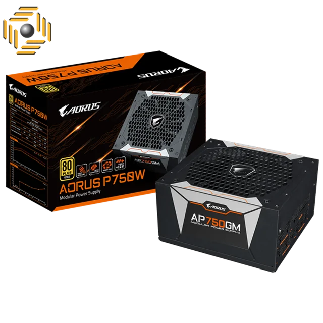 منبع تغذیه کامپیوتر گیگابایت مدل AORUS P750W GOLD