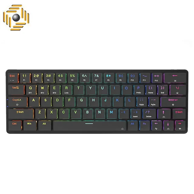 کیبورد بی سیم/باسیم مکانیکال گیمینگ ردراگون Elise Pro K624P-KBS