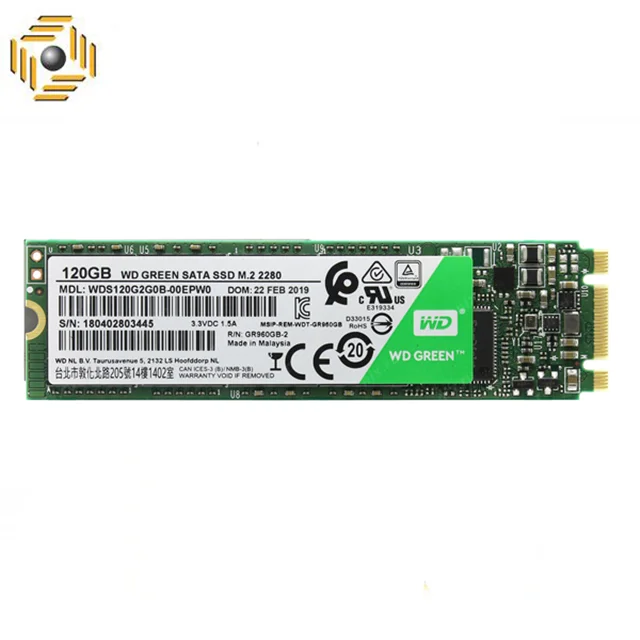 اس اس دی اینترنال وسترن دیجیتال مدل GREEN WDS120G2G0B ظرفیت 120 گیگابایت