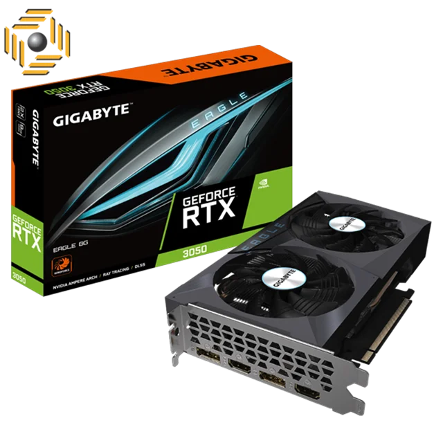 کارت گرافیک گیگابایت GeForce RTX 3050 EAGLE 8G