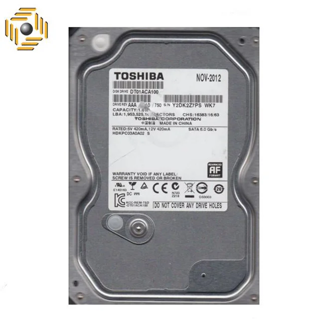 هارد اینترنال توشیبا مدل A100 با ظرفیت یک ترابایت