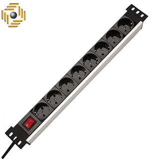 پاور ماژول 8 پورت بدنه آلومینیوم رک مونت+