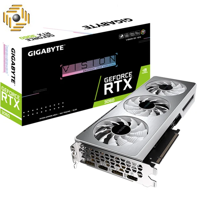 کارت گرافیک گیگابایت GeForce RTX 3060 VISION OC 12G