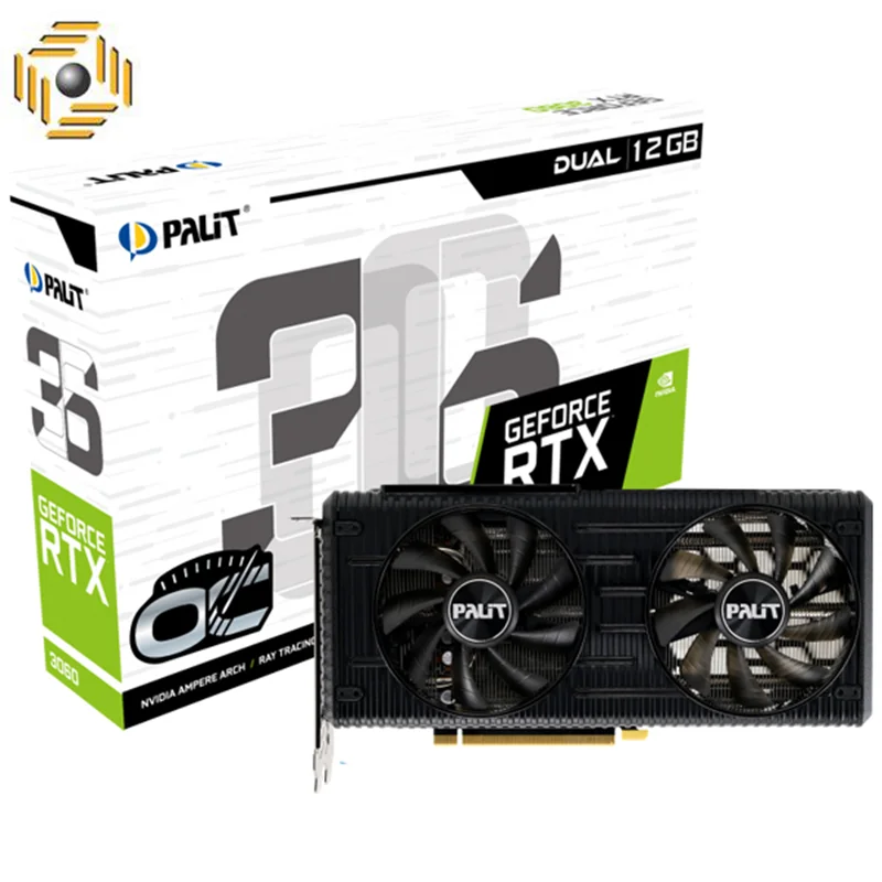 کارت گرافیک پلیت مدل Palit GeForce RTX 3060 Dual OC