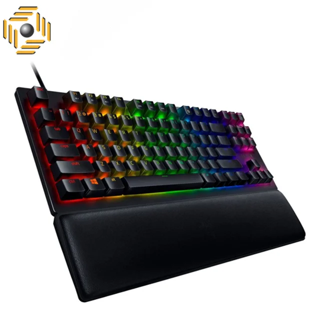 کیبورد اپتیکال گیمینگ ریزر Huntsman V2 TKL Purple Switch