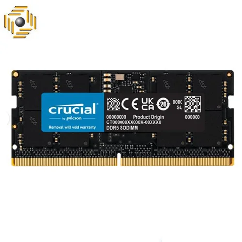 رم لپ تاپ DDR5 تک کاناله 5600 مگاهرتز CL46 کروشیال مدل ct16 ظرفیت 16 گیگابایت