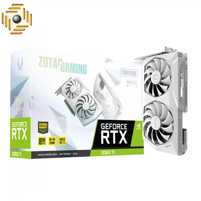 کارت گرافیک زوتاک GAMING GeForce RTX 3060 Ti GDDR6X Twin Edge White Edition