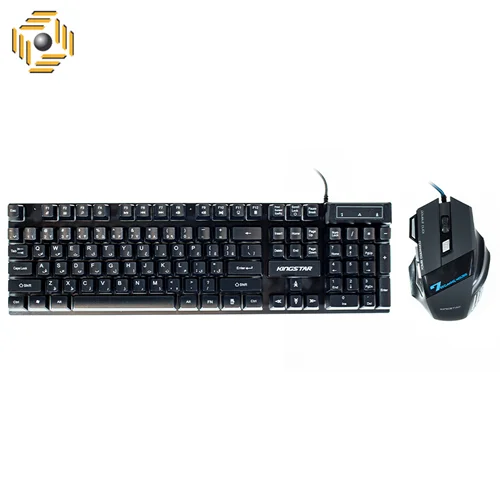 کیبورد و ماوس گیمینگ کینگ استار مدل KBM255G