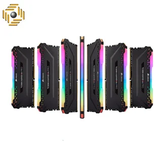 رم کورسیر VENGEANCE RGB PRO 64GB (32x2) 3200MHz CL16 Black