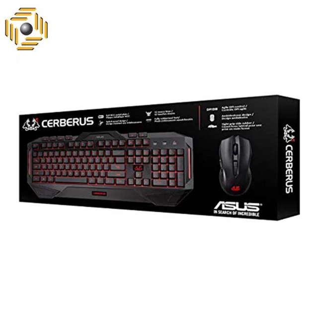 کیبورد و ماوس مخصوص بازی ایسوس مدل Cerberus